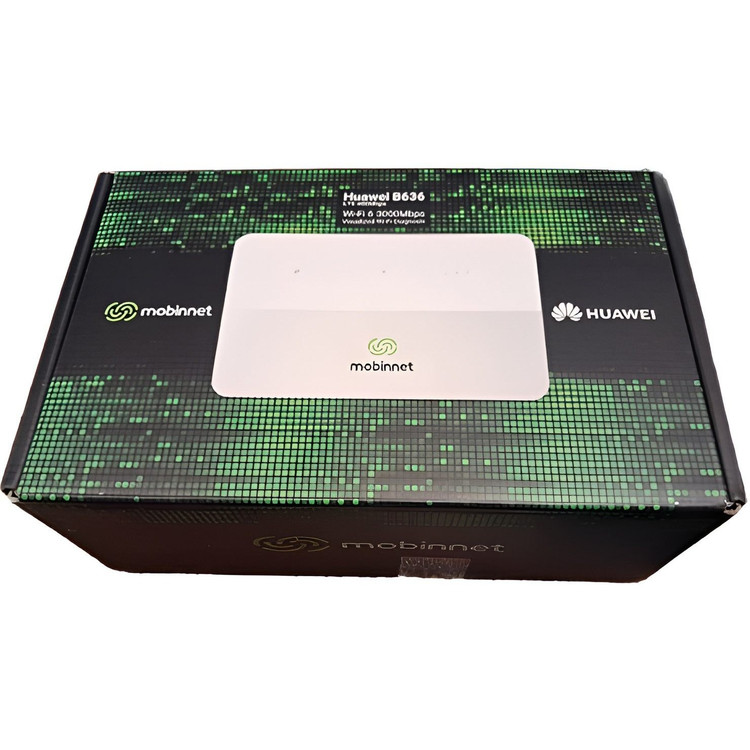 مودم 4G/4.5G مبین نت Huawei B636 بهمراه 30 گیگابایت اینترنت سه ماهه